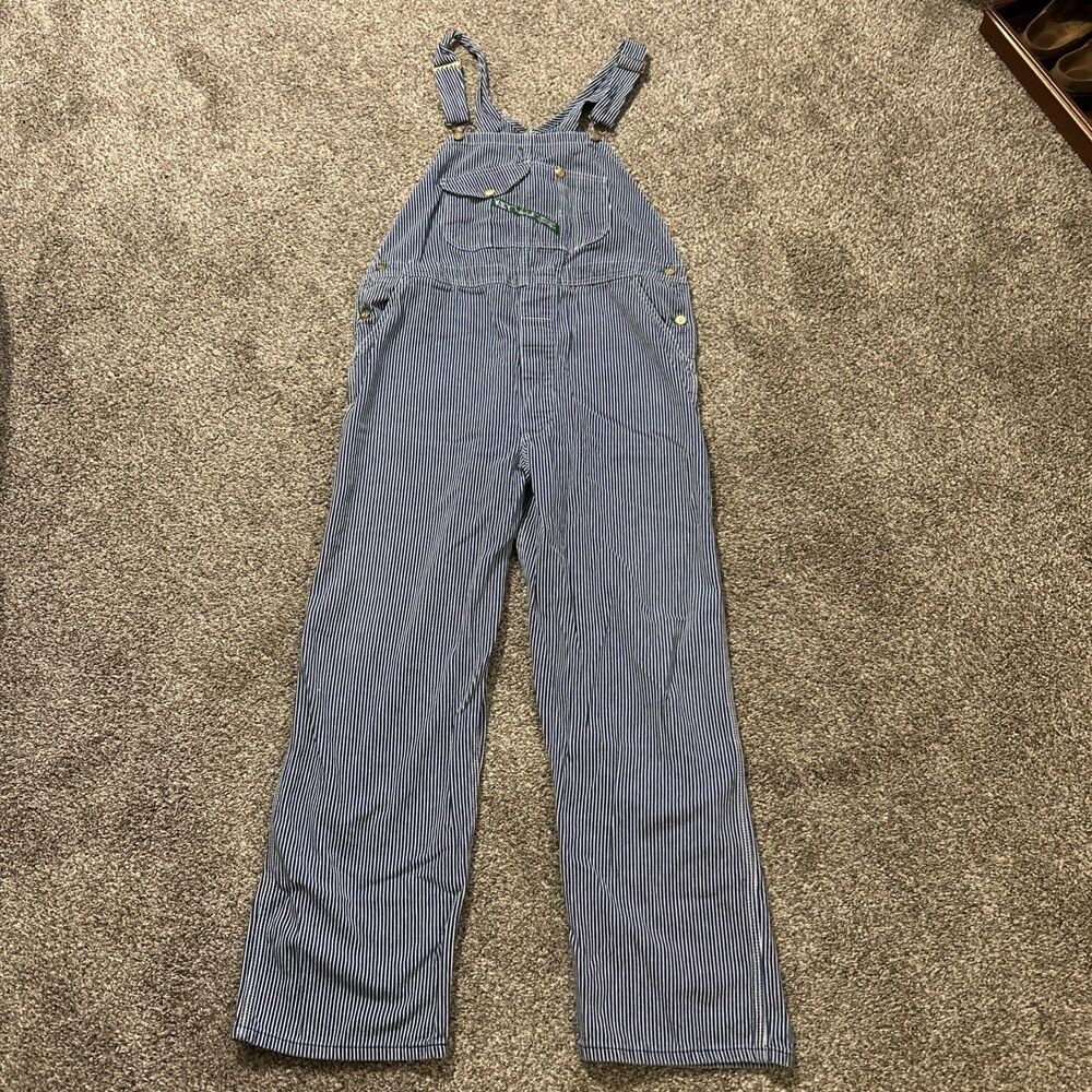 VTG Key Imperial (striped) Overall bibs Men's 40x33 Workwear